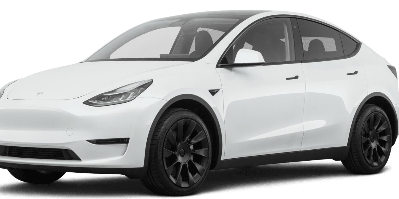 TESLA MODEL Y 2021 5YJYGDEE5MF270133 image